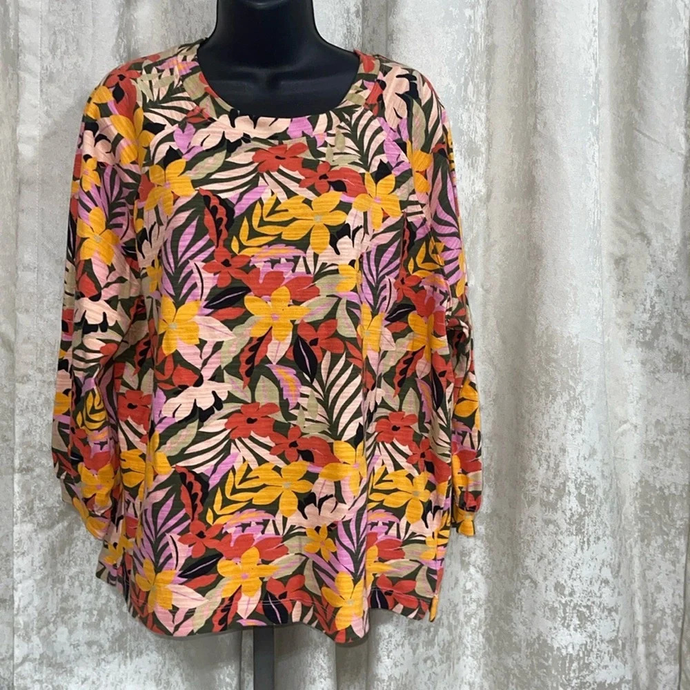 Loft floral top large